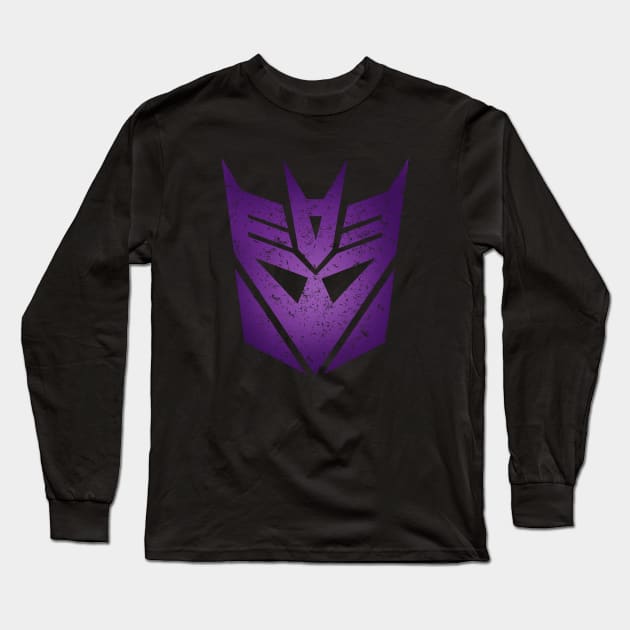 decepticon logo retro Long Sleeve T-Shirt by nataliawinyoto